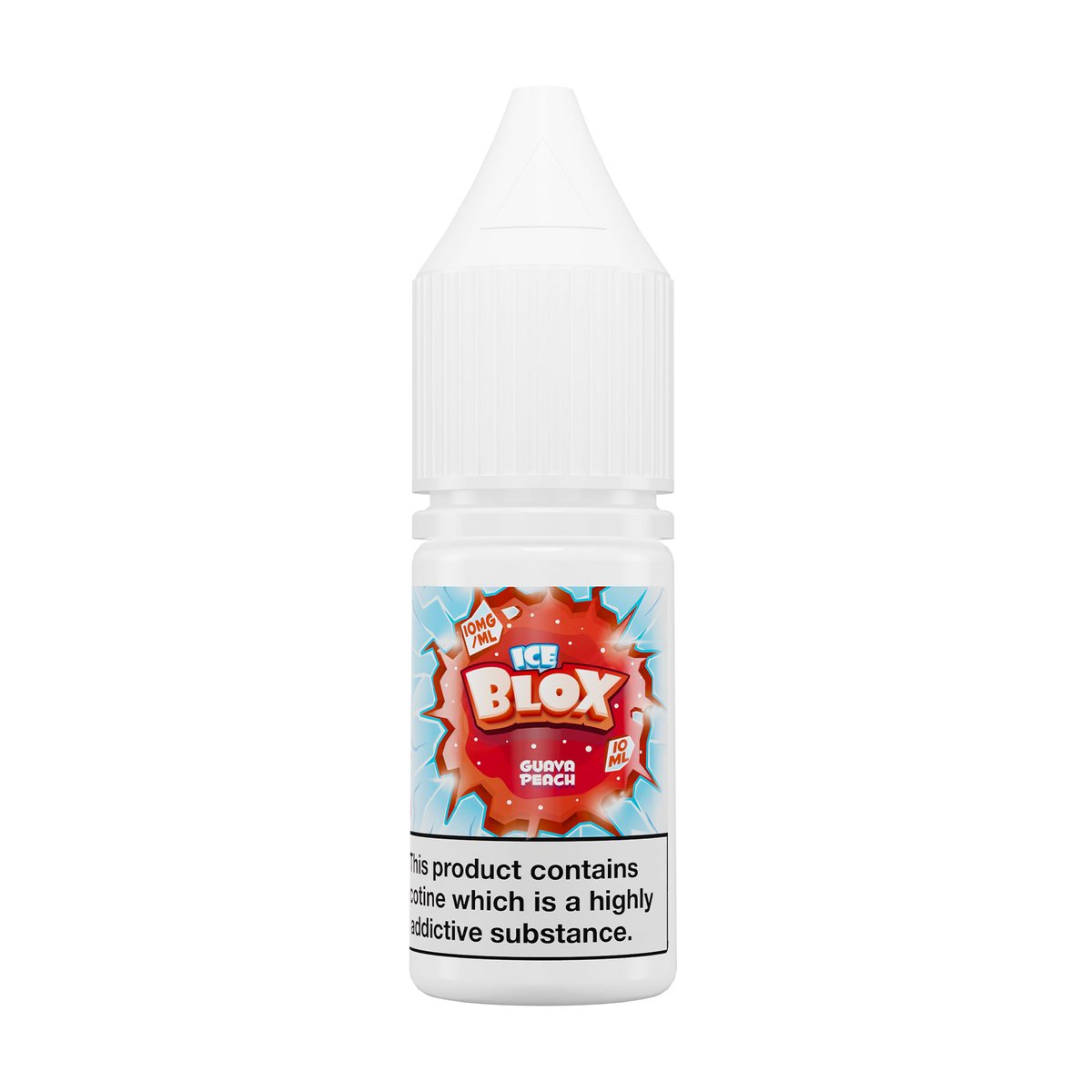 Ice Blox - Guava Peach 10ml E Liquid Nicotine Salt