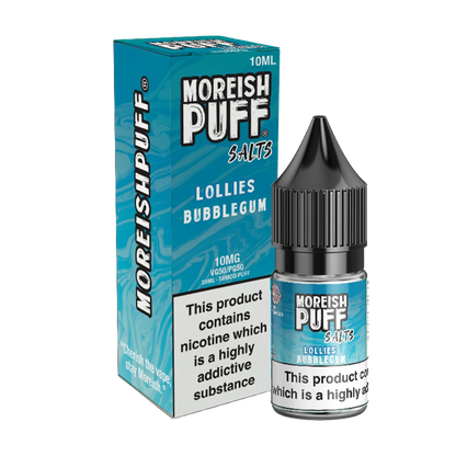 Moreish Puff 10ml Nicotine Salt - Bubblegum