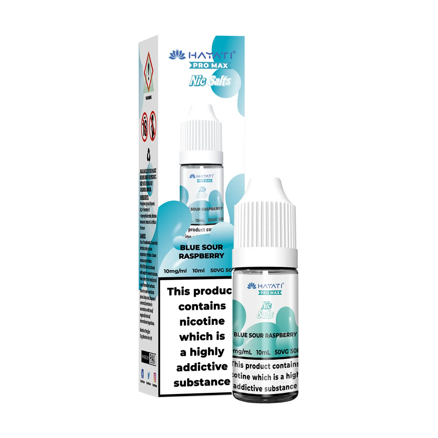 Hayati Pro Max 10ml Nicotine Salt - Blue Sour Raspberry