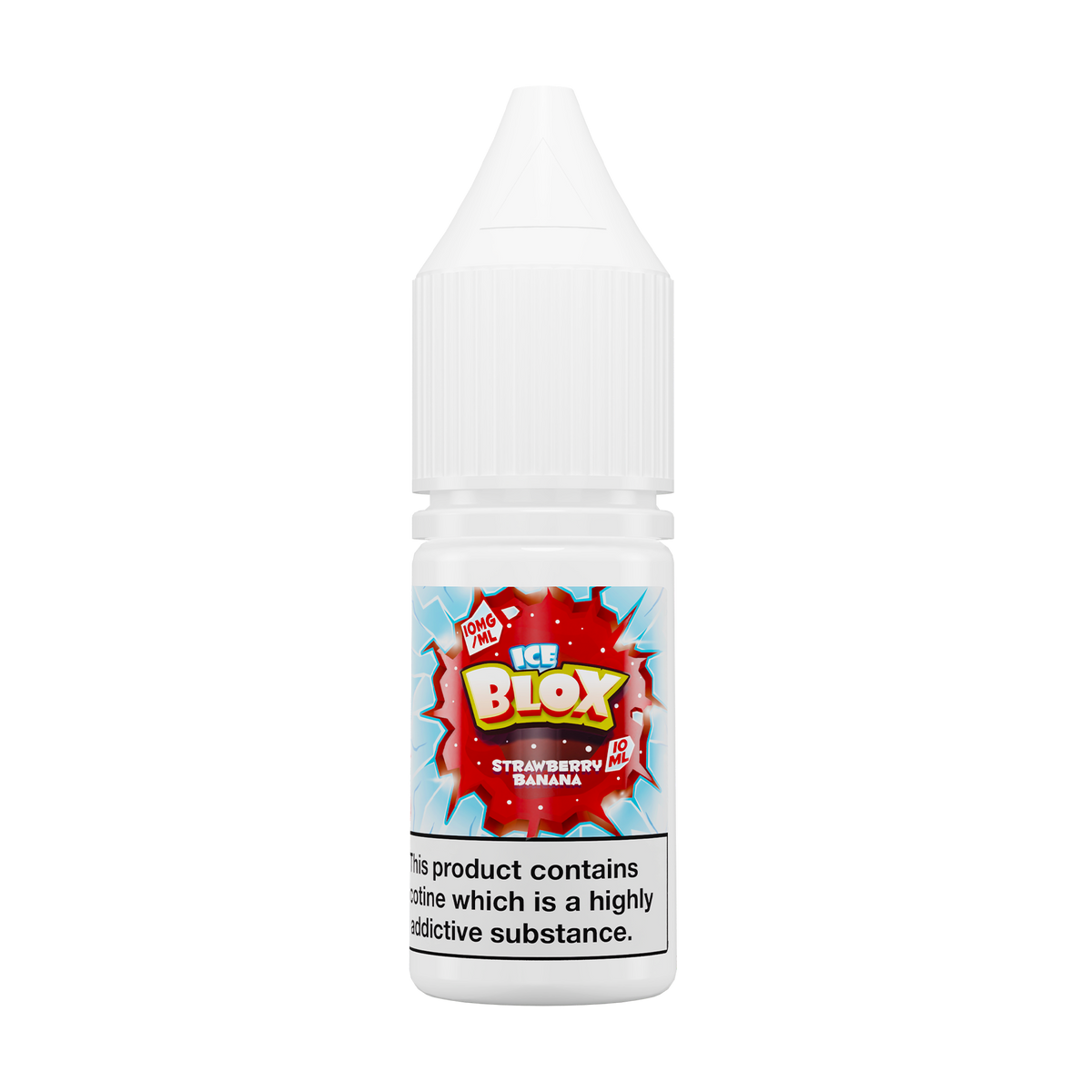Ice Blox - Strawberry Banana 10ml E Liquid Nicotine Salt
