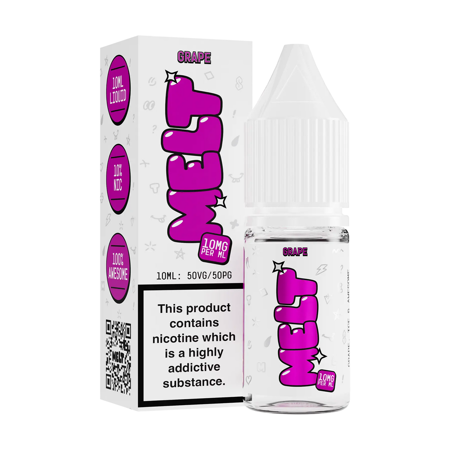 Melt Nicotine Salt - Grape 10mg 