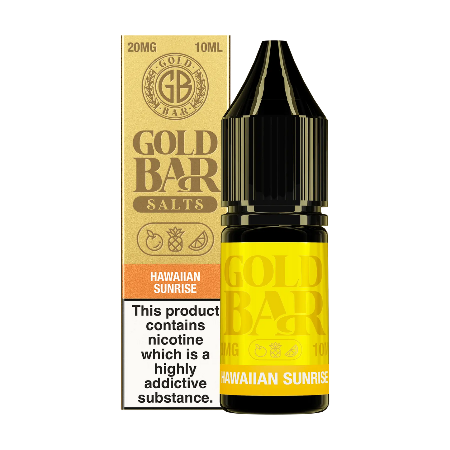 Gold Bar 10ml E Liquid Nicotine Salt
