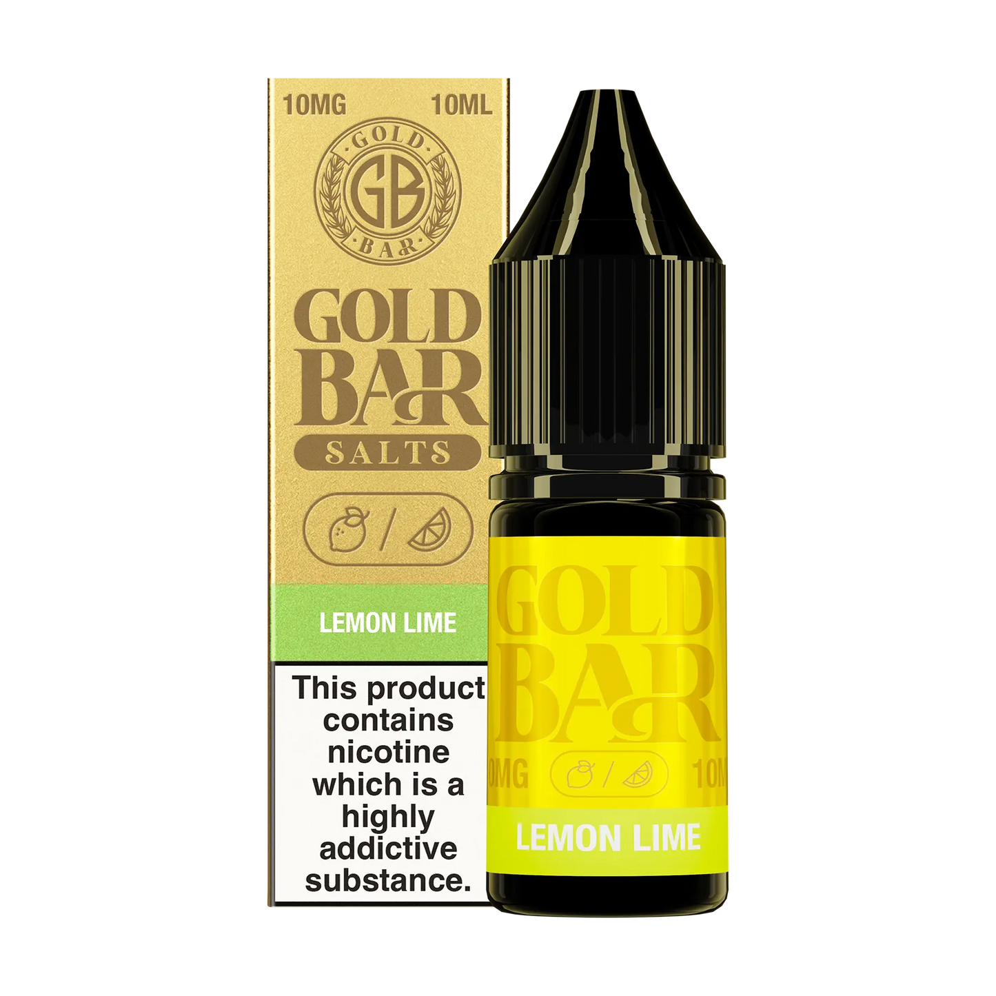 Gold Bar 10ml E Liquid Nicotine Salt