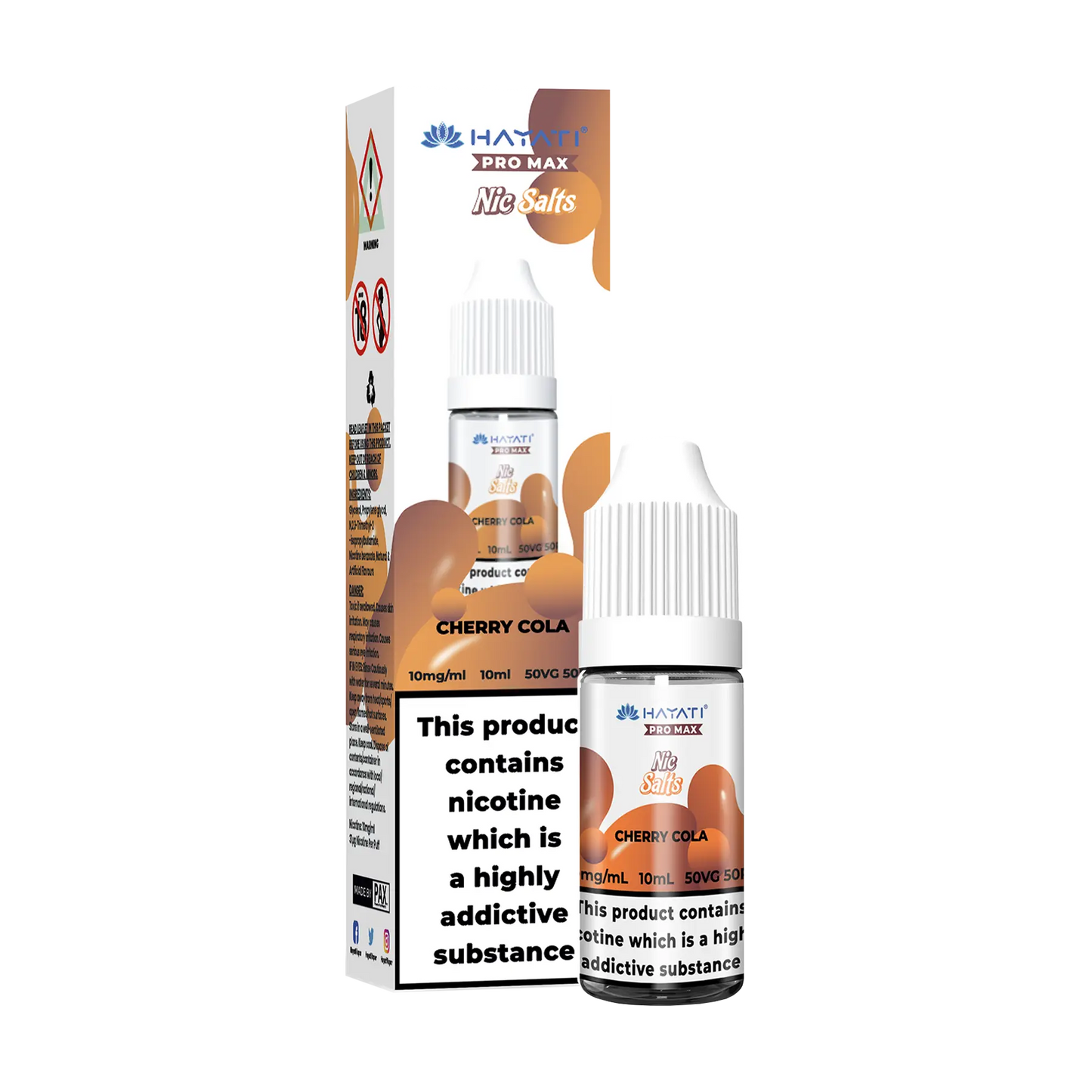 Hayati Pro Max 10ml Nicotine Salt - Cherry Cola