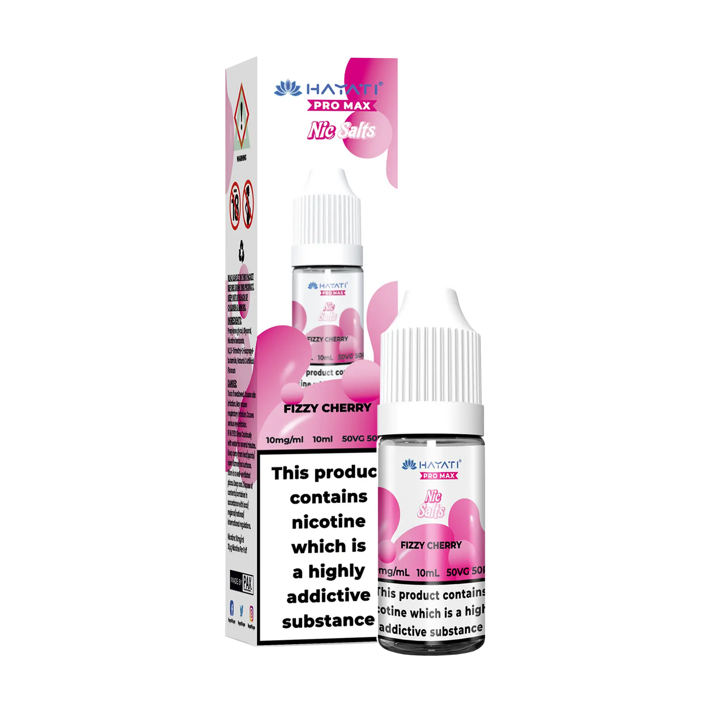 Hayati Pro Max 10ml Nicotine Salt - Fizzy Cherry