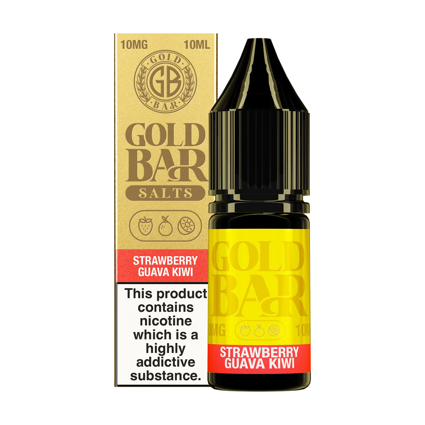 Gold Bar 10ml E Liquid Nicotine Salt