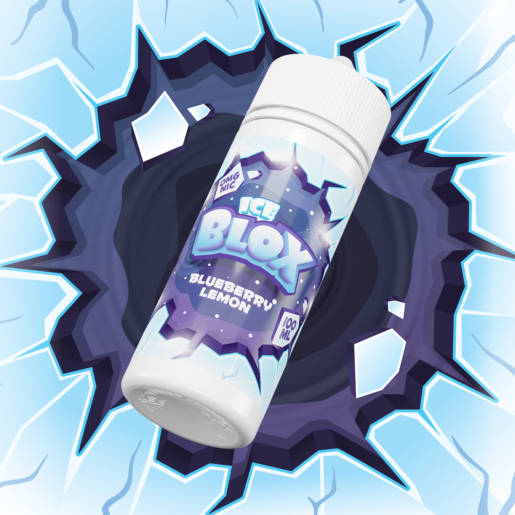Blueberry Lemon Nic Salt by Ice Blox 10ml