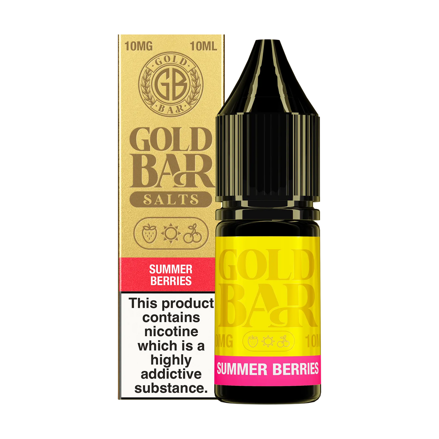 Gold Bar 10ml E Liquid Nicotine Salt