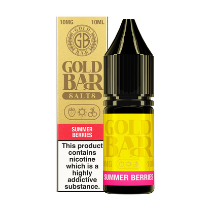 Gold Bar 10ml E Liquid Nicotine Salt