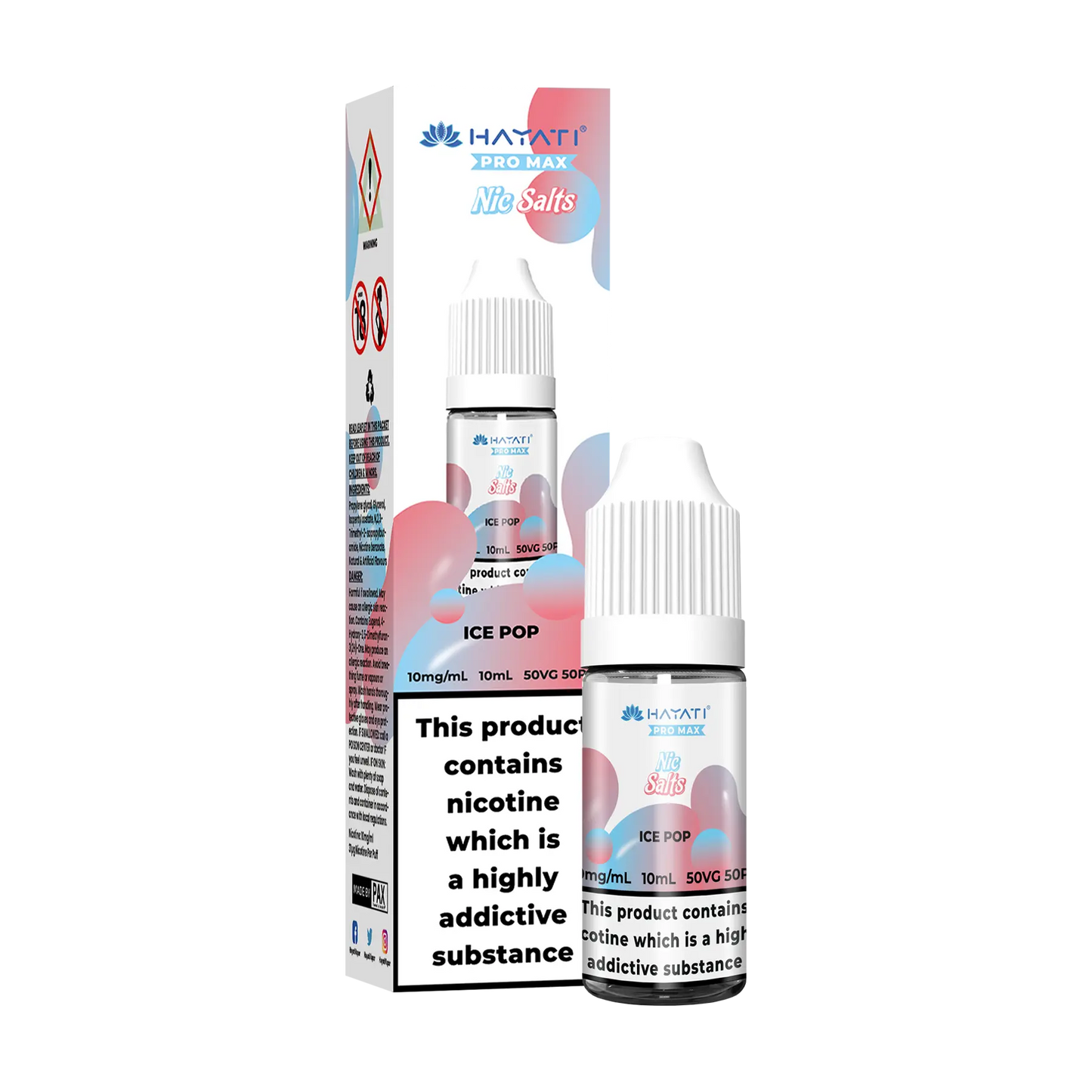 Hayati Pro Max 10ml Nicotine Salt - Ice Pop