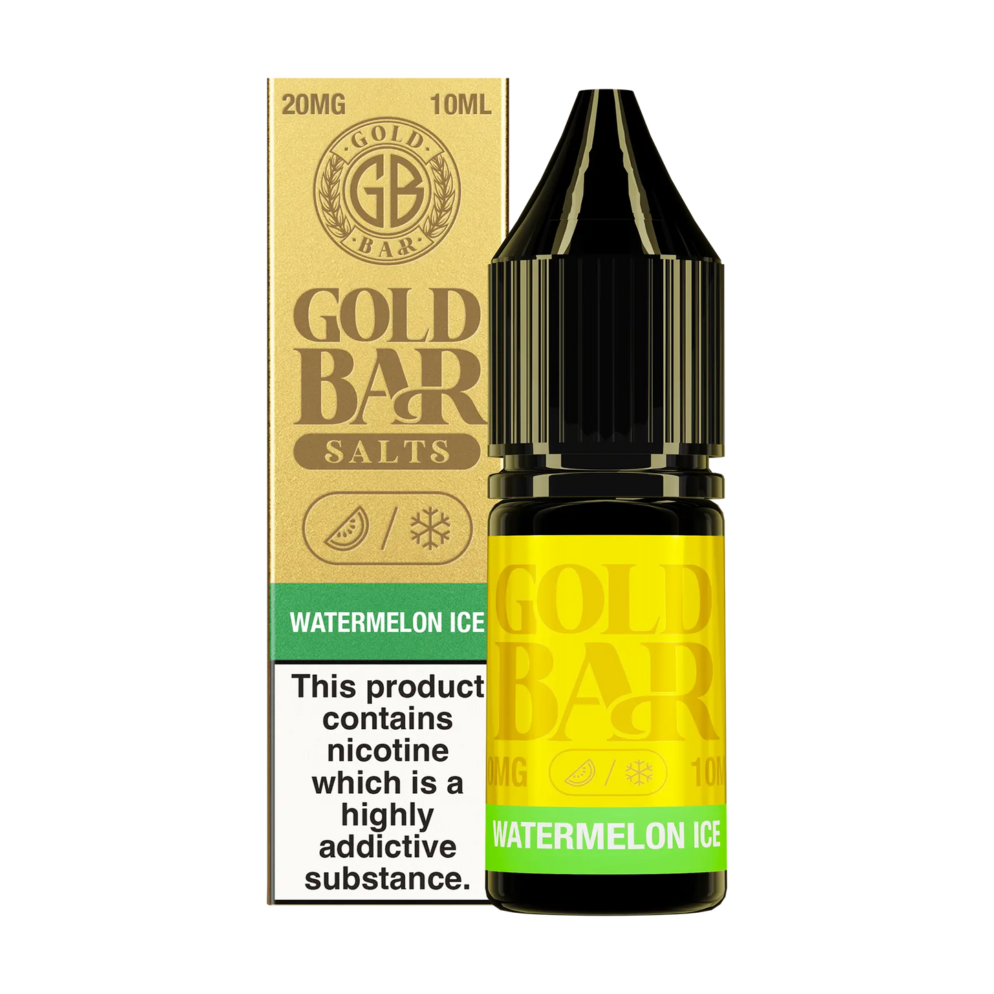 Gold Bar 10ml E Liquid Nicotine Salt