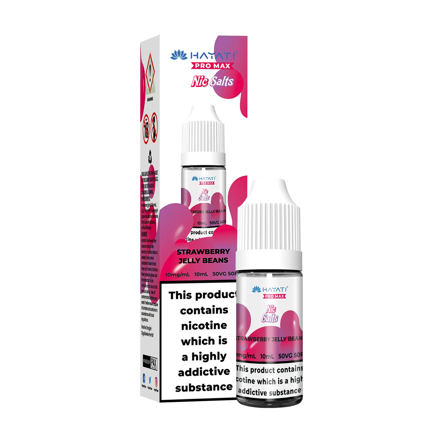 Hayati Pro Max 10ml Nicotine Salt - Strawberry Jelly Beans