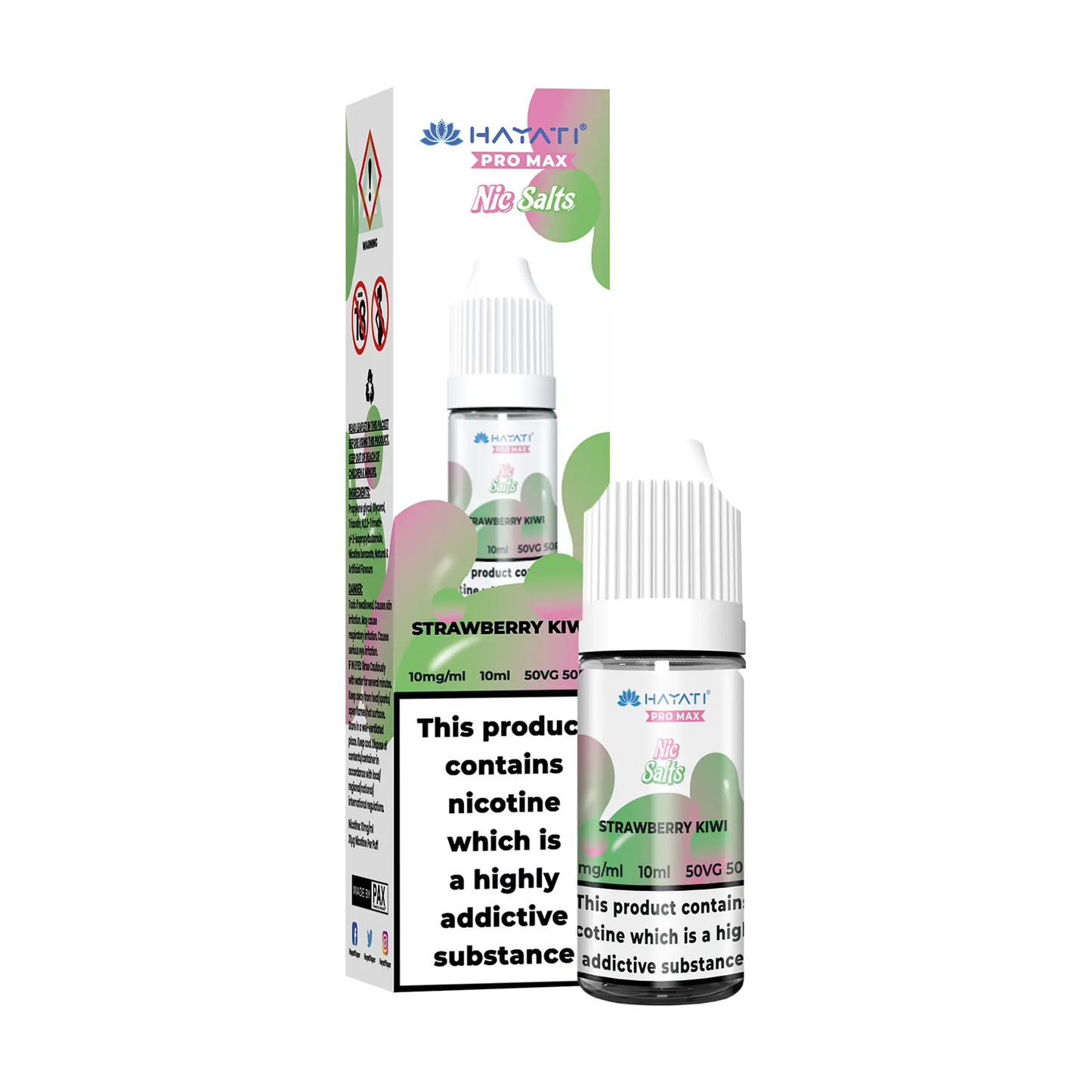 Hayati Pro Max 10ml Nicotine Salt - Strawberry Kiwi