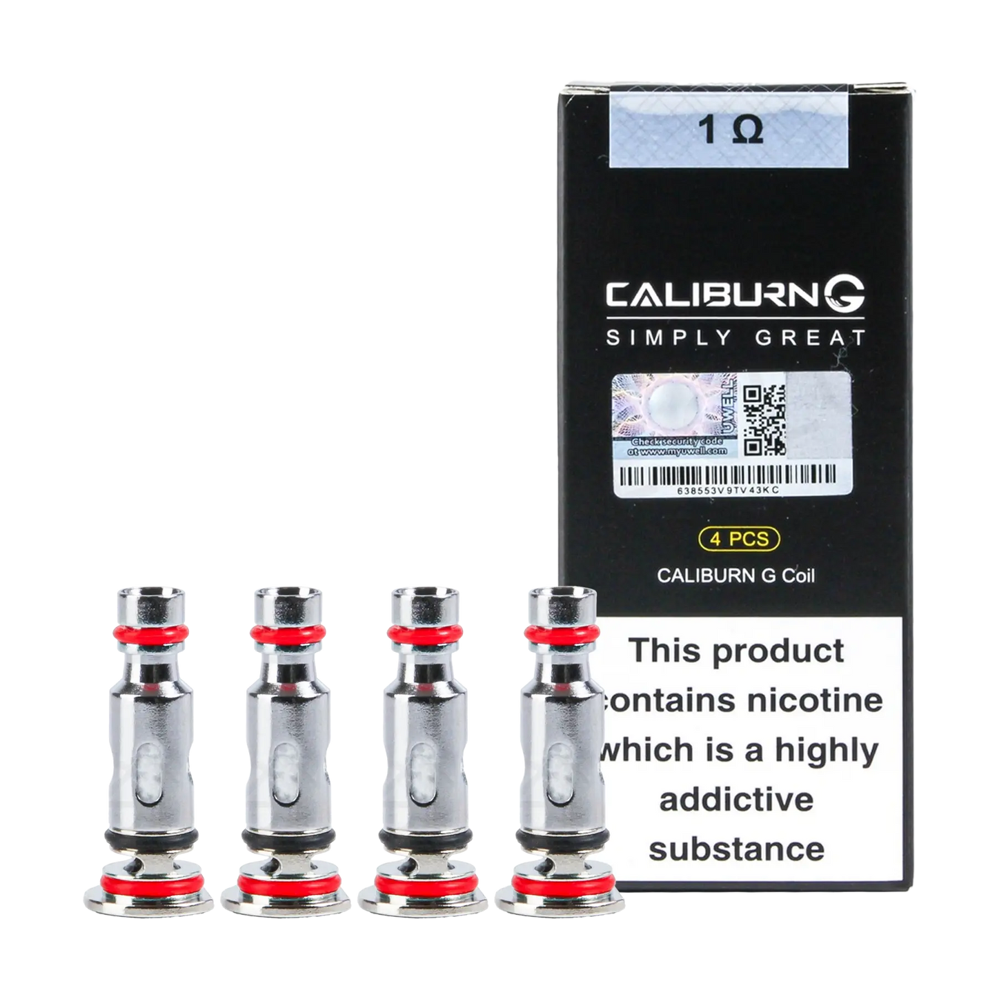 Uwell Caliburn G Replacement Coils - 1.0 ohm