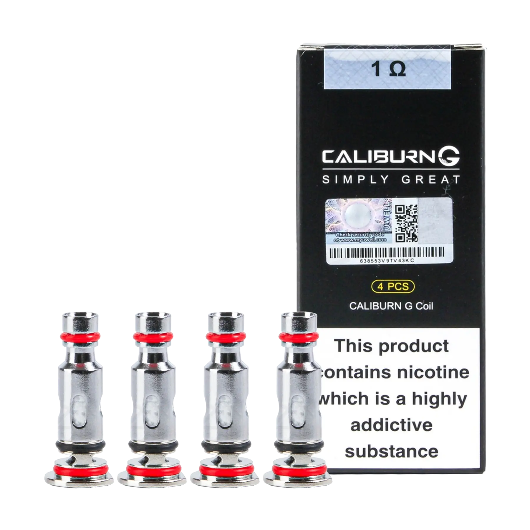 Uwell Caliburn G Replacement Coils - 1.0 ohm