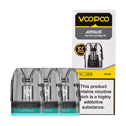 Voopoo Argus Top Fill V2 Replacement Pods - 1.0 ohm XL