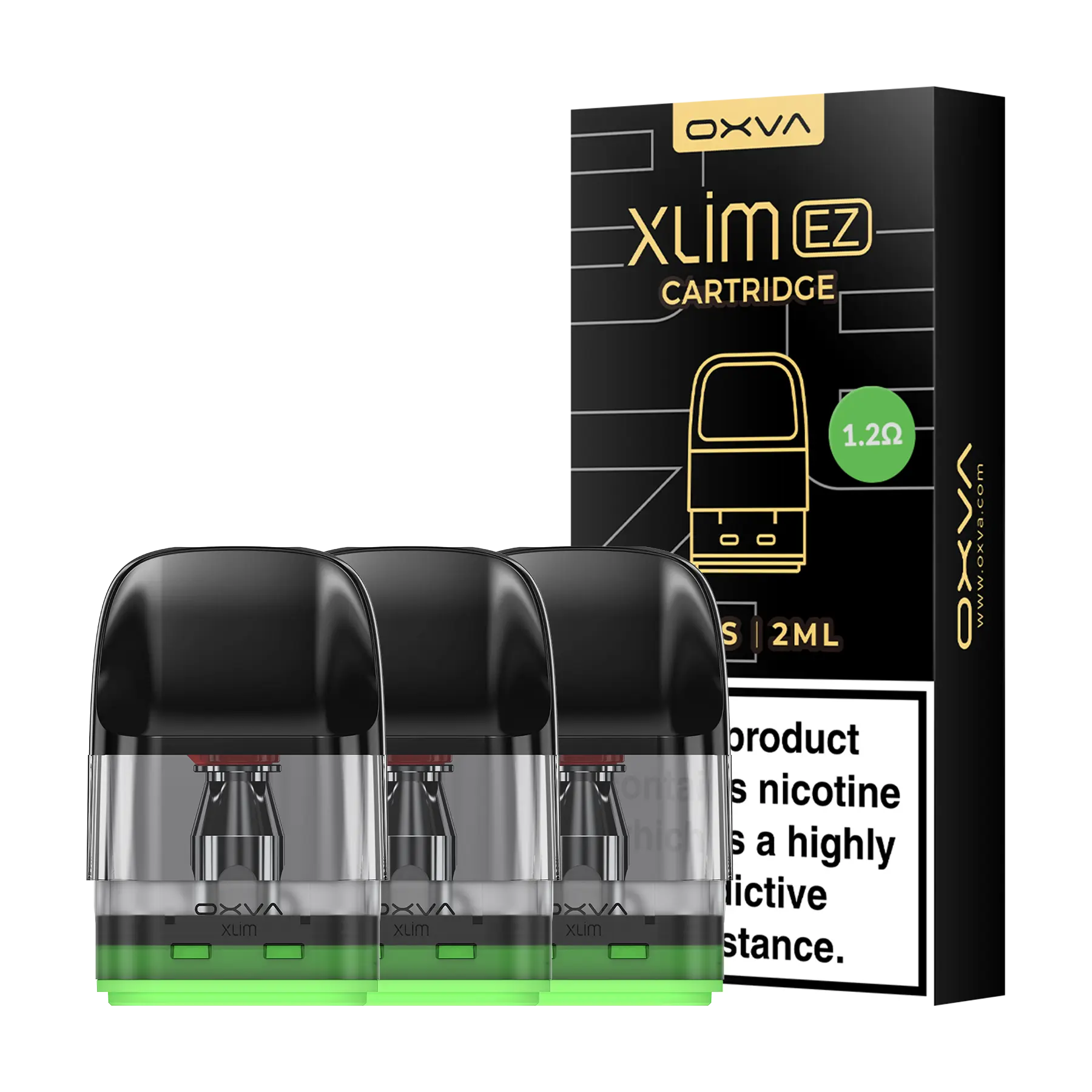 OXVA Xlim EZ Replacement Pods - 1.2 ohm 2ml