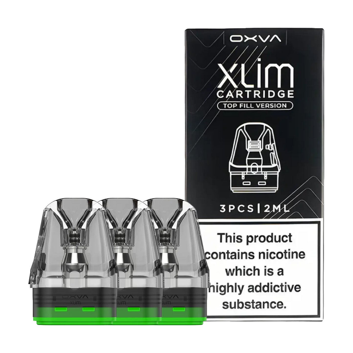 OXVA Xlim V3 Top Fill Pods - 1.2 ohm SS