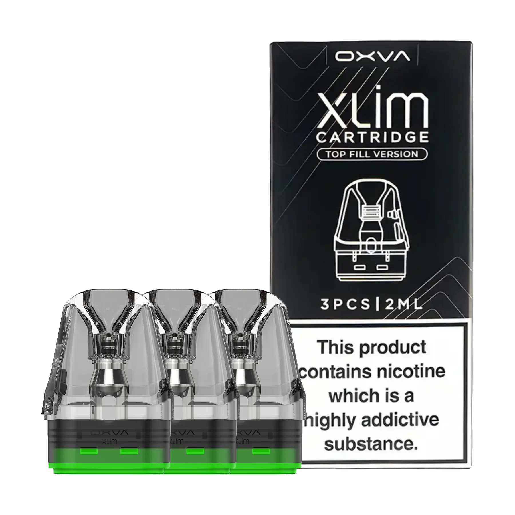 OXVA Xlim V3 Top Fill Pods - 1.2 ohm SS