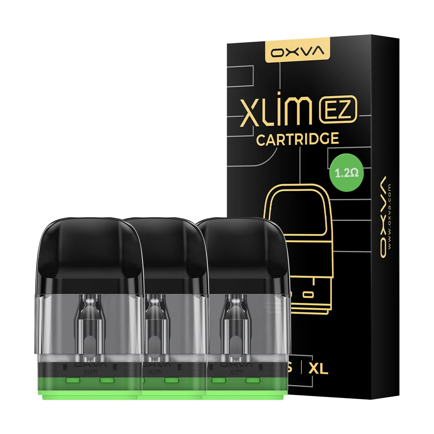 OXVA Xlim EZ Replacement Pods - 1.2 ohm XL