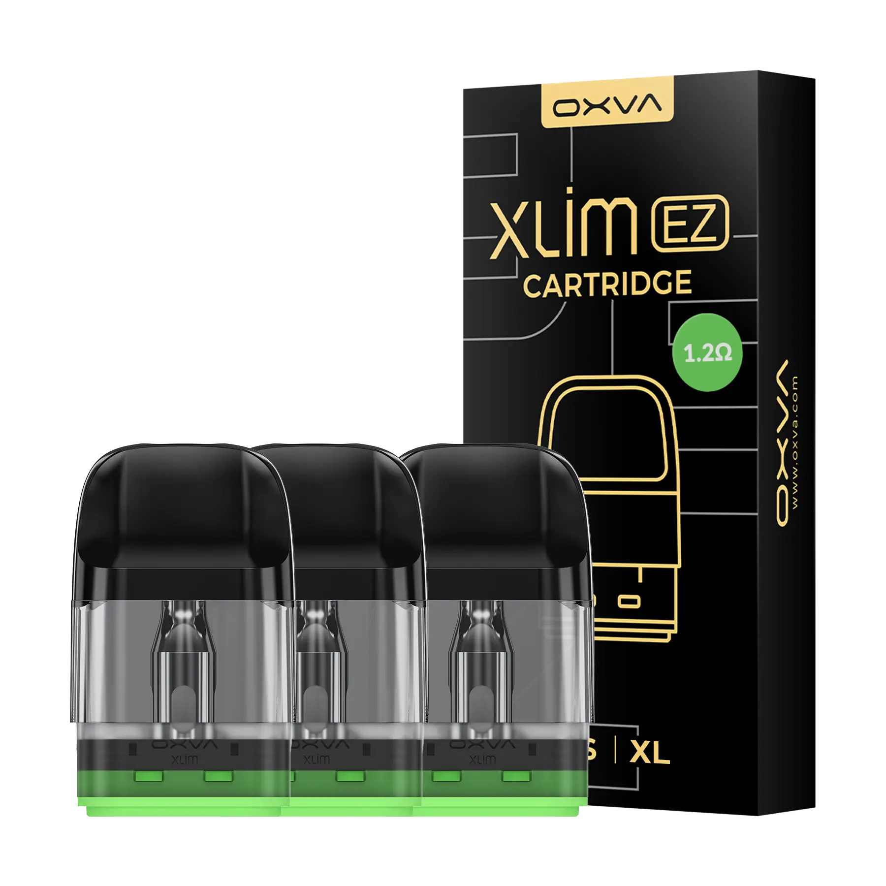 OXVA Xlim EZ Replacement Pods - 1.2 ohm XL