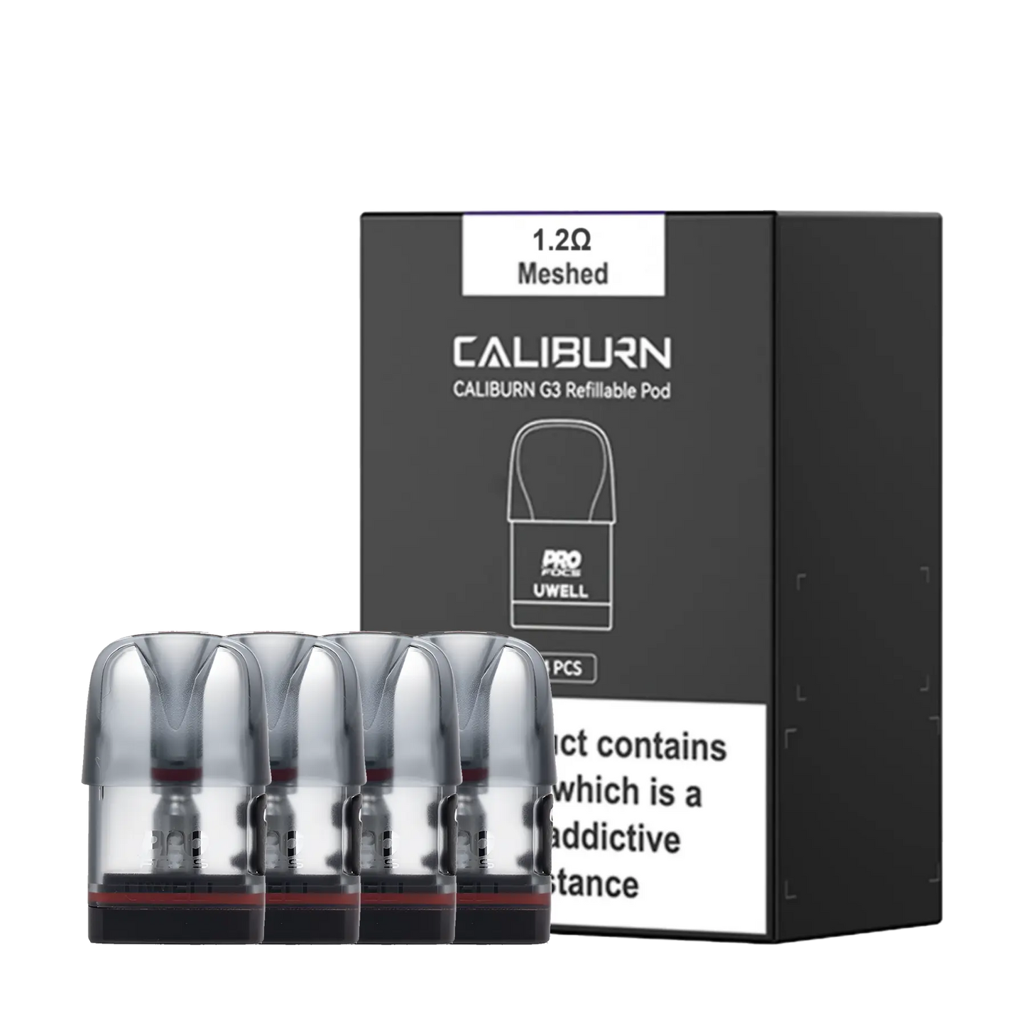 Uwell Caliburn G3 Refillable Pods - 1.2 ohm