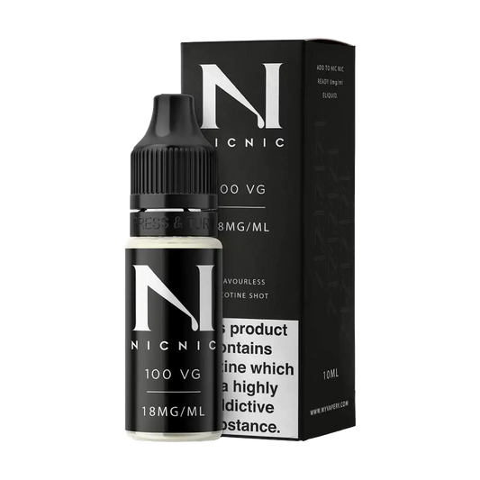 1x Nic Nic 10ml 100vg 18mg Nic Shot