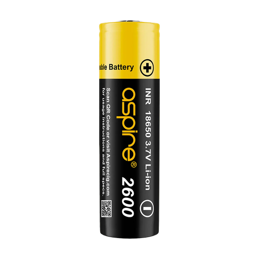 Aspire 18650 Vape Batteries 2600mAh Rechargeable Aspire 18650 Vape Batteries 2600mAh Rechargeable