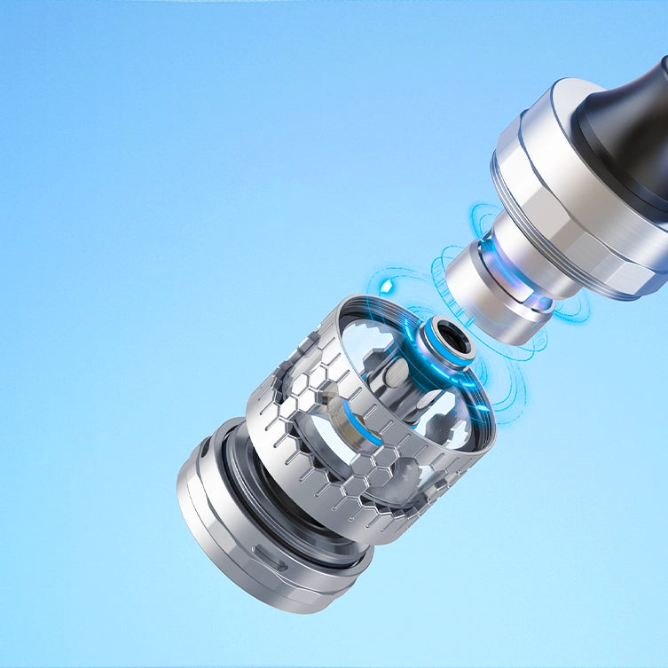 Inspired by the core performance of Atlantis Series, you’ll always remain satisfied thanks to the powerful .35Ω/0.3Ω/ 0.18Ω coils, not only will they bring huge clouds, but are also ideal for the flavour chasers.