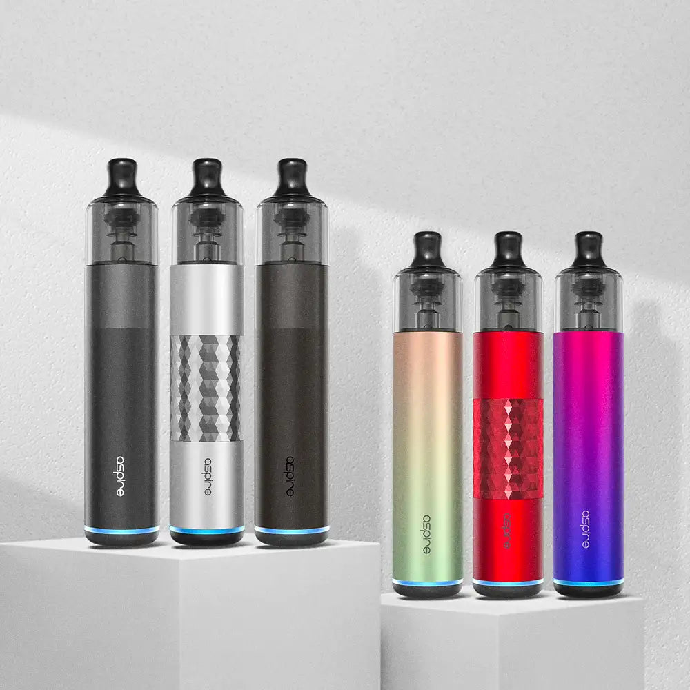 6 distinctive, stylish and exhilirating colours available. Match your vape to your style!