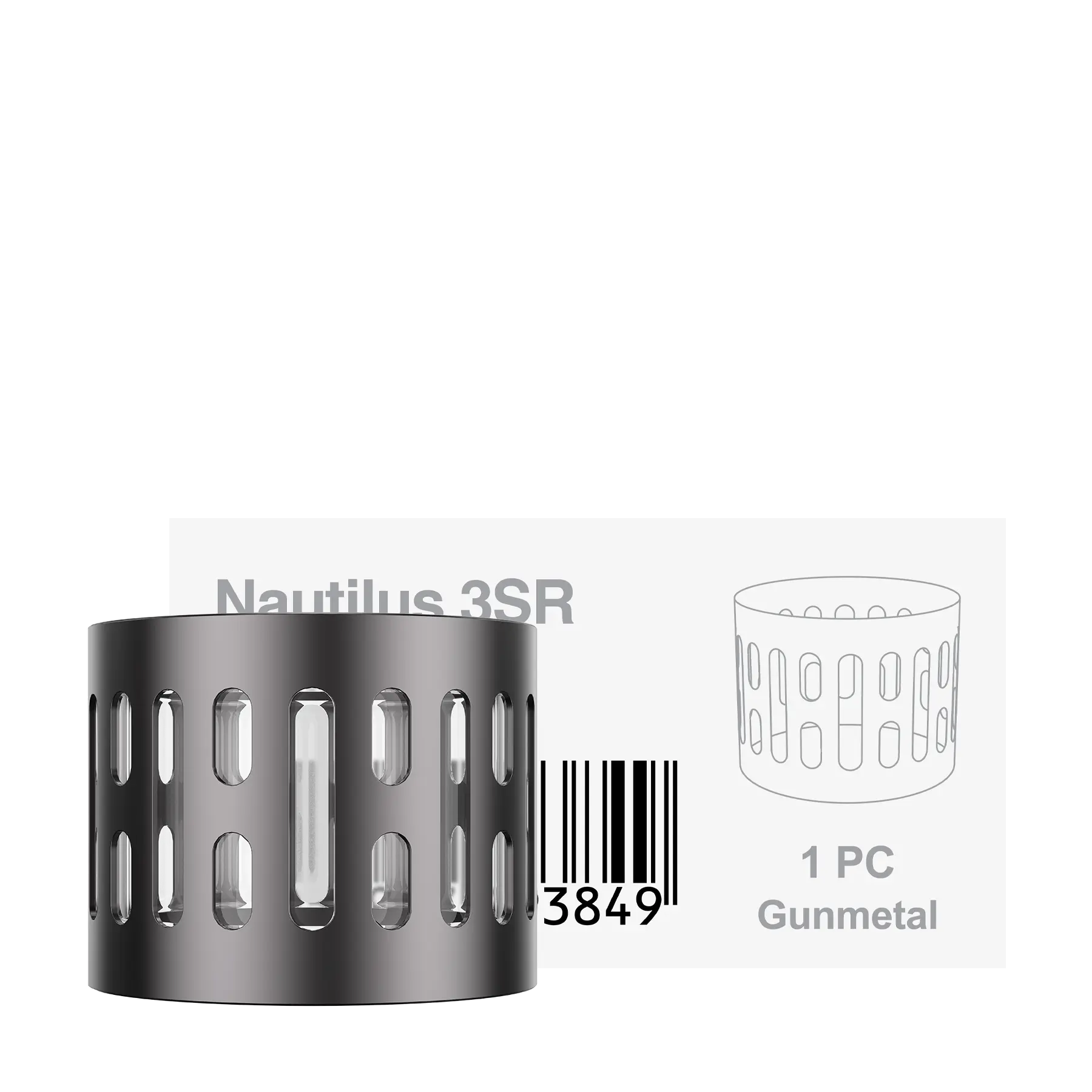 Aspire Nautilus 3SR Glass - Gunmetal