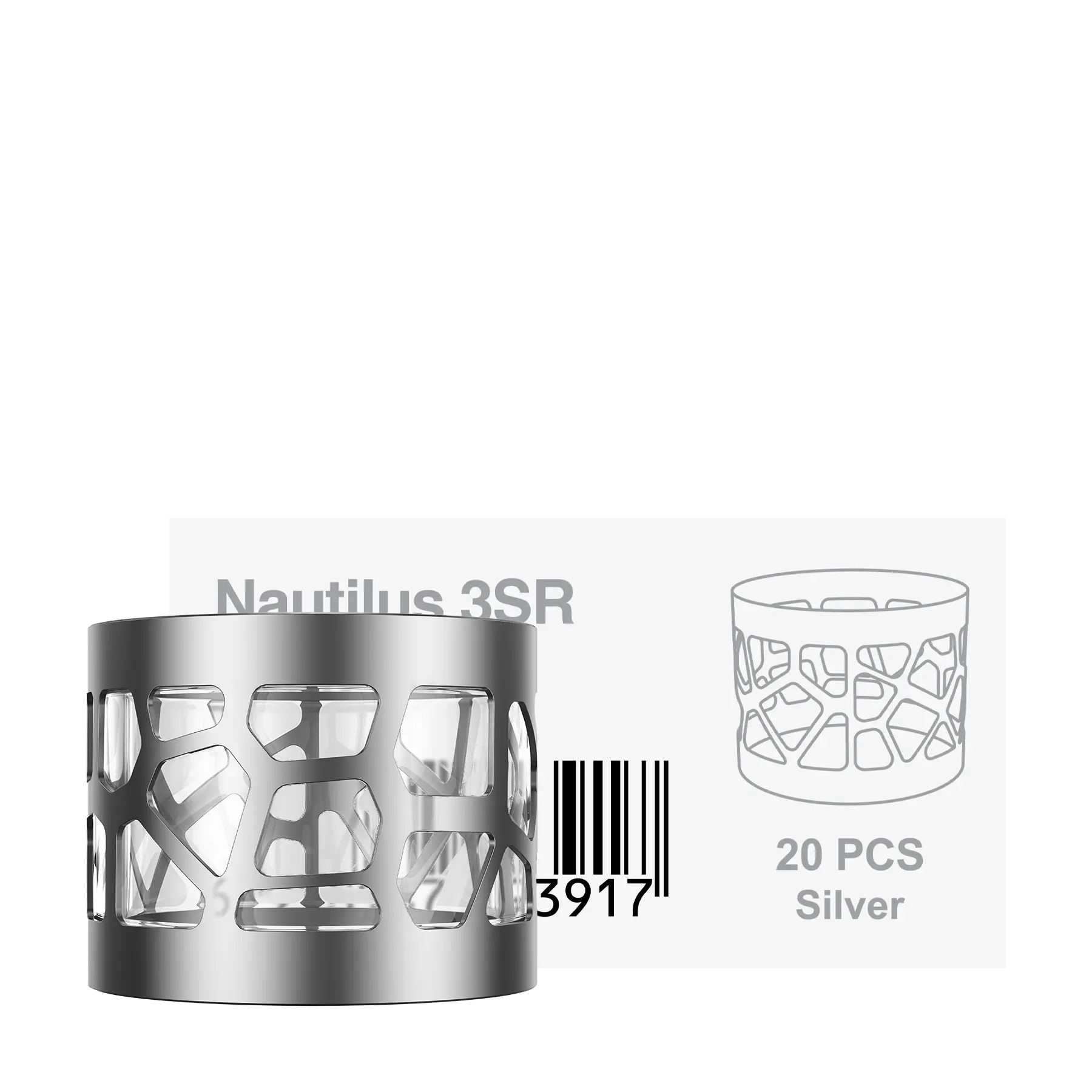 Aspire Nautilus 3SR Glass - Silver