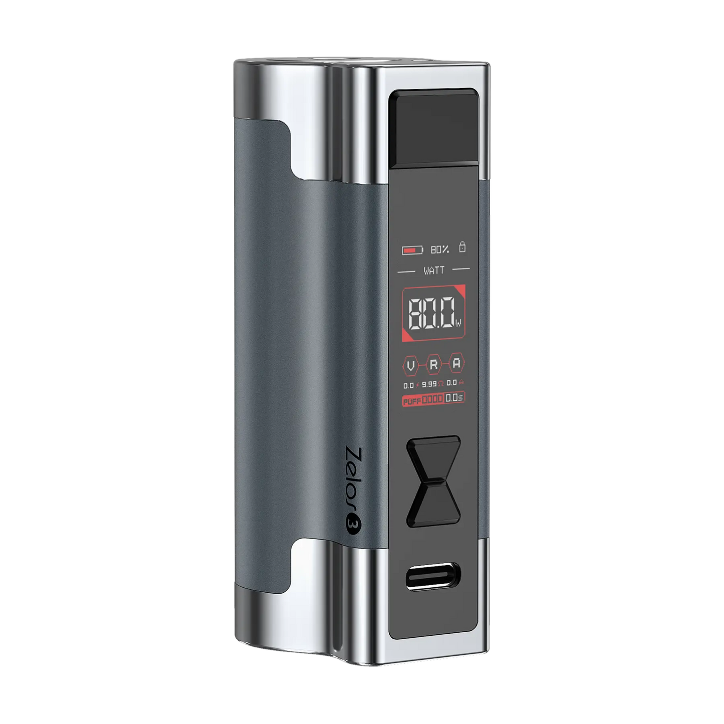 Aspire Zelos 3 Regulated Mod - Gun Metal