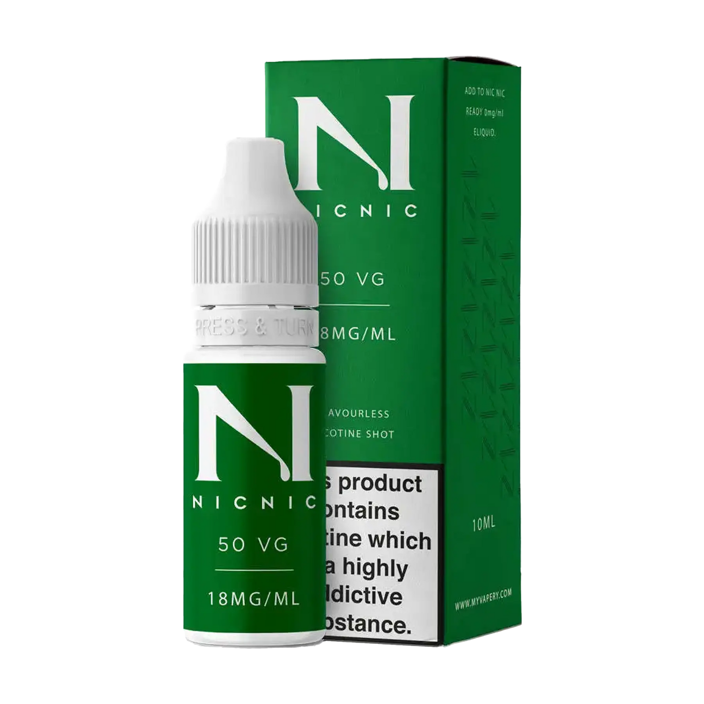 1x Nic Nic 10ml 50vg 20mg Nic Salt Shot