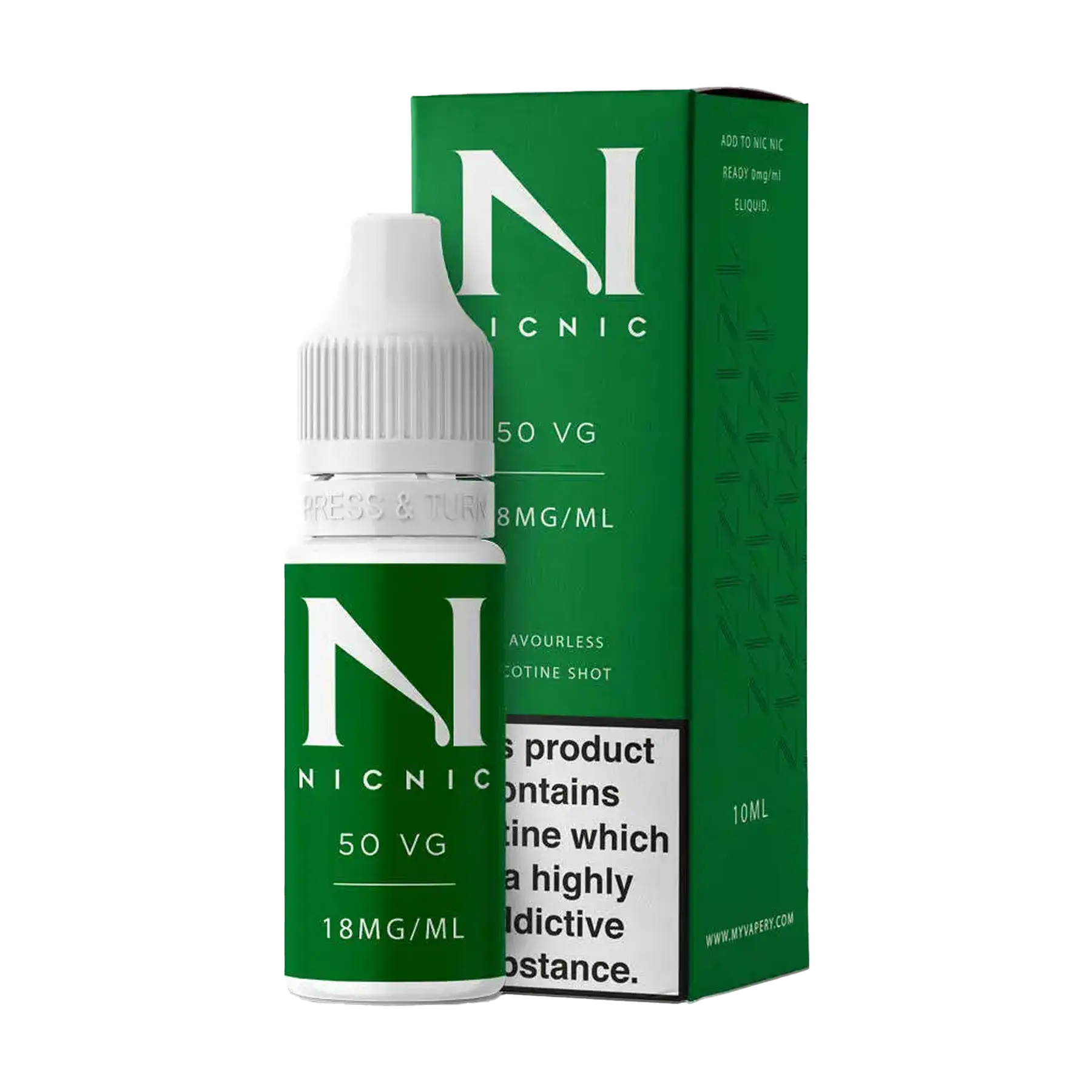 1x Nic Nic 10ml 50vg 20mg Nic Salt Shot