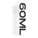 Clear Bottle/White Cap