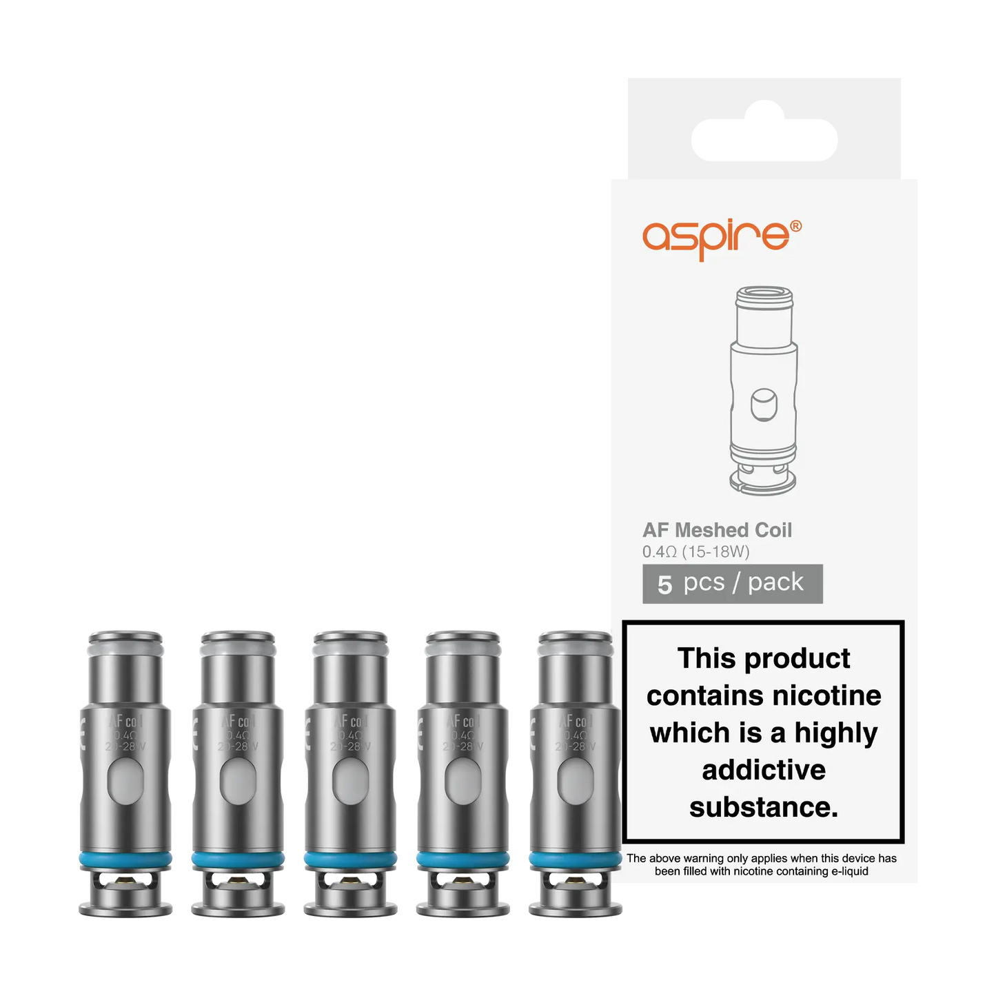Aspire Flexus AF Mesh Replacement Coils - 0.4 ohm