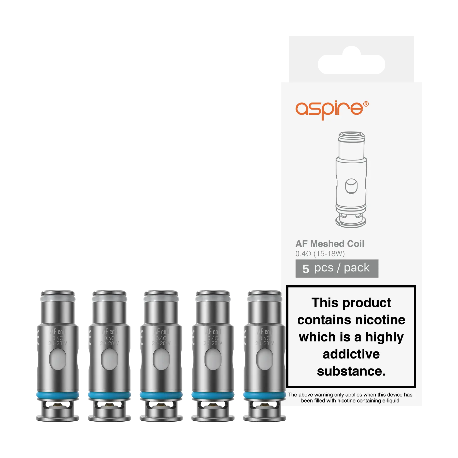 Aspire Flexus AF Mesh Replacement Coils - 0.4 ohm