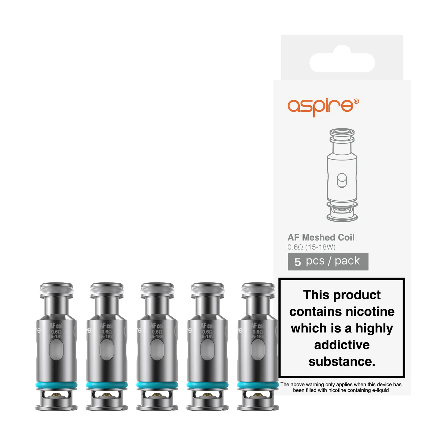 Aspire Flexus AF Mesh Replacement Coils - 0.6 ohm