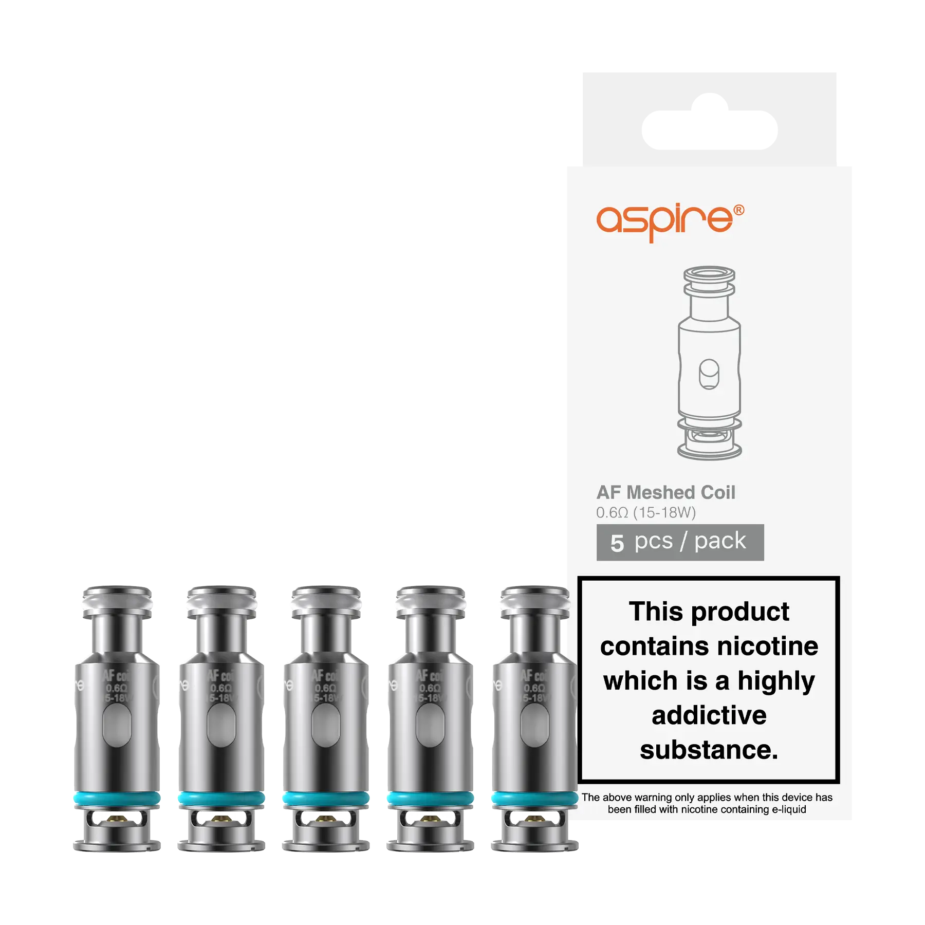 Aspire Flexus AF Mesh Replacement Coils - 0.6 ohm