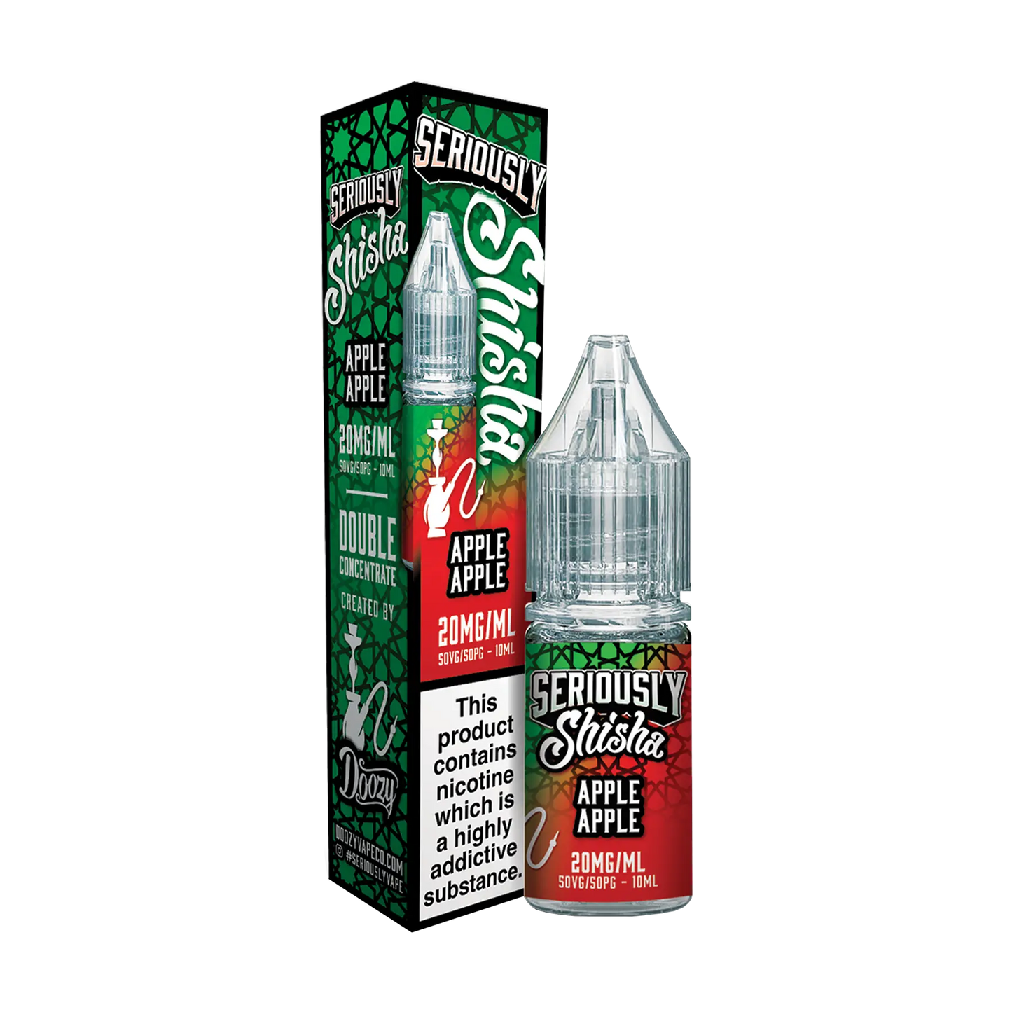 Doozy Seriously Shisha 10ml Nicotine Salt - Apple Apple