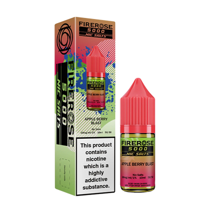 Firerose 5000 10ml Nicotine Salt - Apple Berry Blast