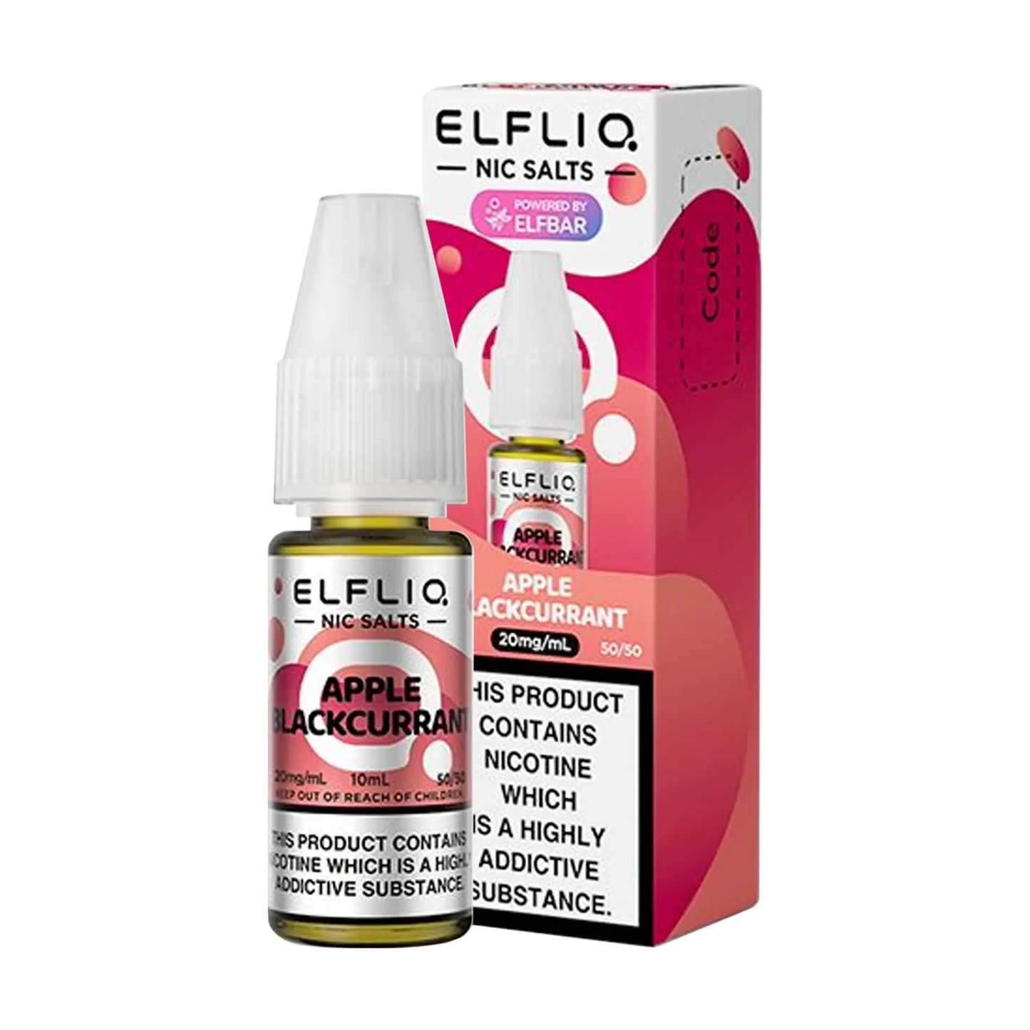 Elfliq 10ml Nicotine Salt - Apple Blackcurrant