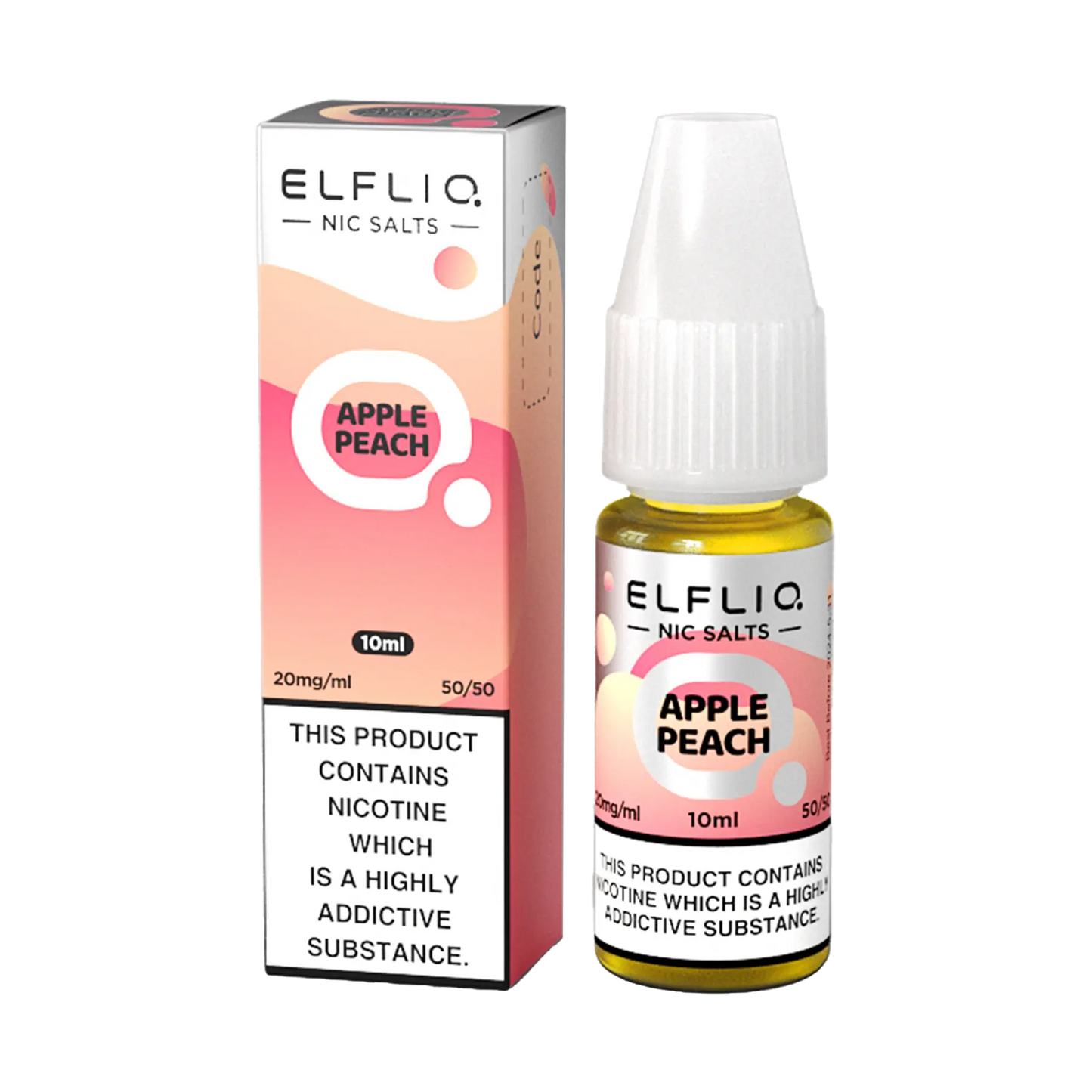 Elfliq 10ml Nicotine Salt - Apple Peach