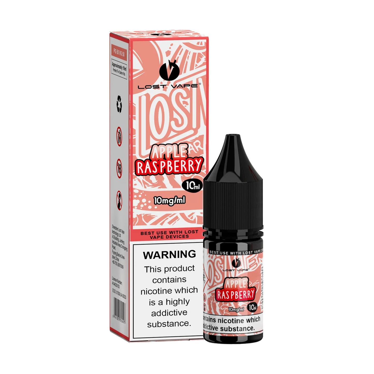 Lost Vape Bar Salts Nicotine Salt - Apple Raspberry