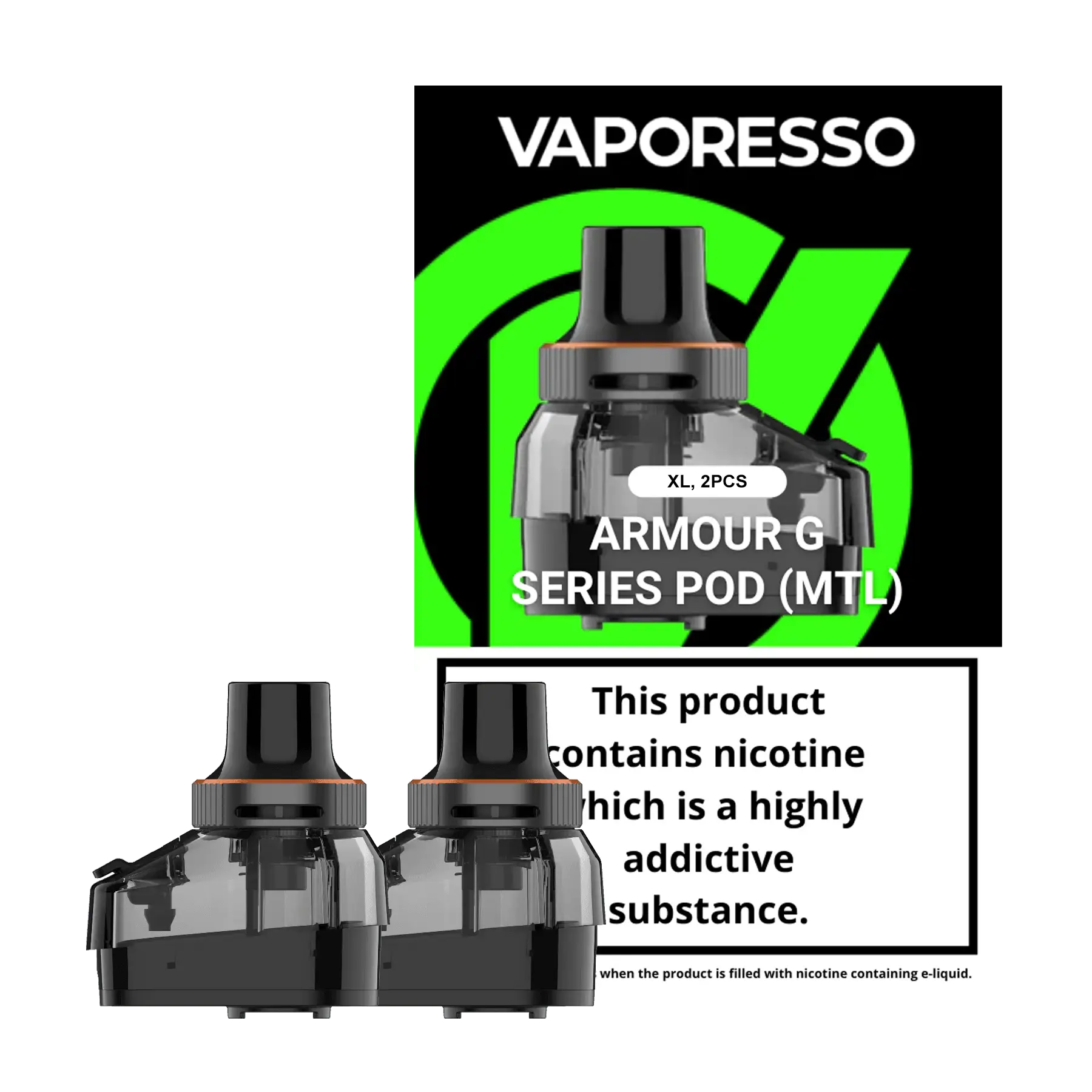 Vaporesso Armour G Series Replacement Pods - XL