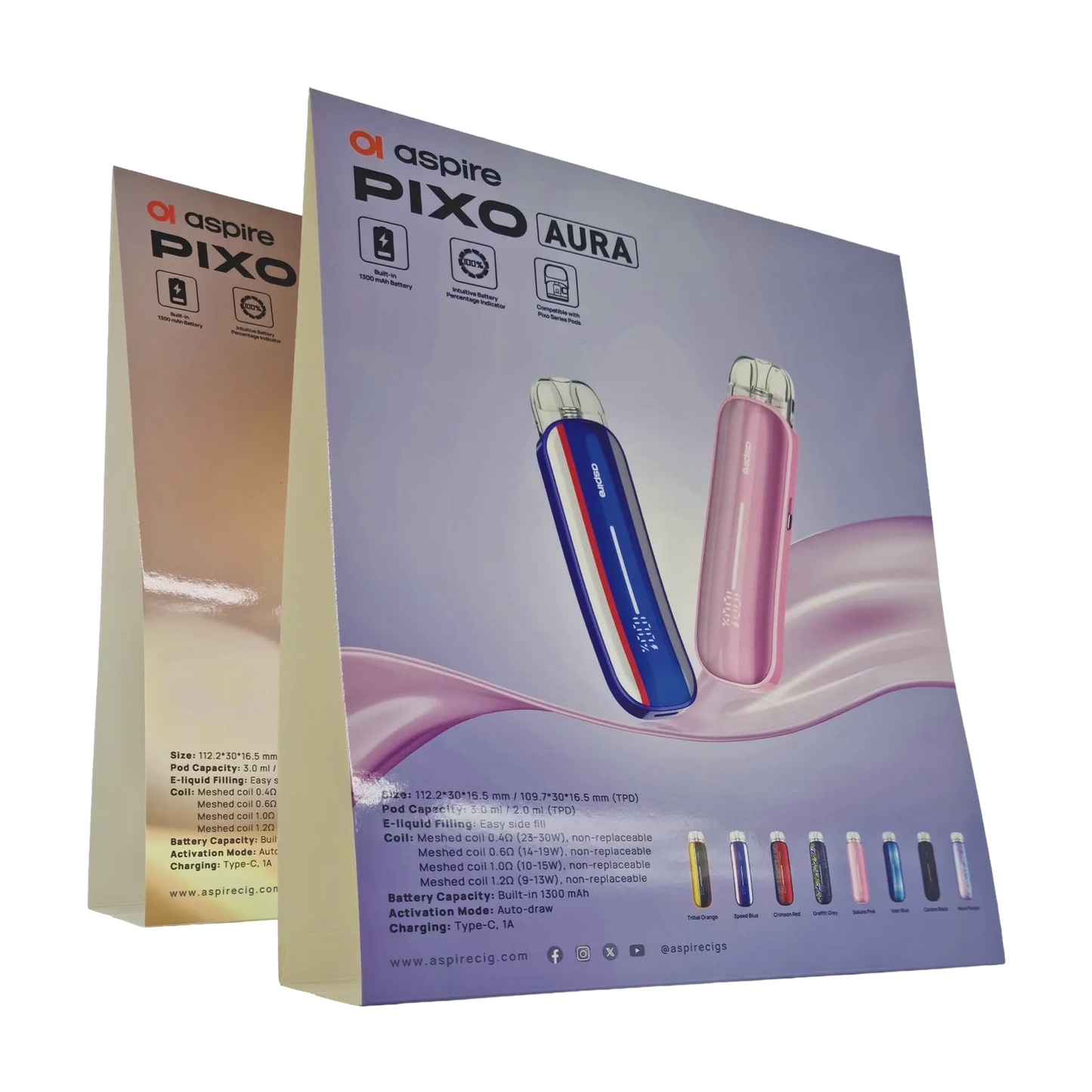 Aspire Display Stands - Pixo Aura