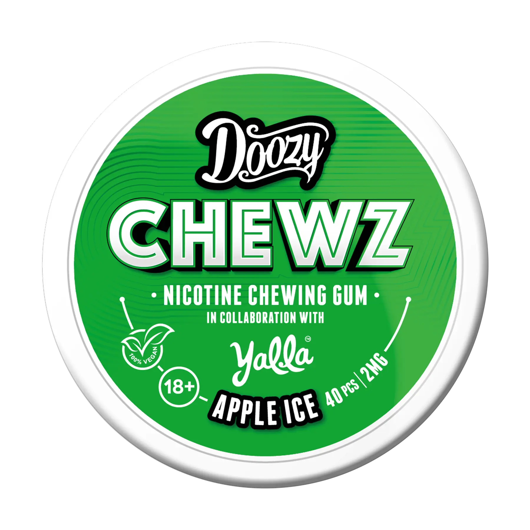 Doozy Chewz Nicotine Chewing Gum - Apple Ice
