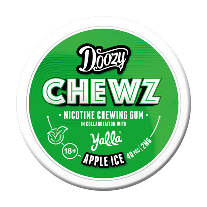 Doozy Chewz Nicotine Chewing Gum - Apple Ice