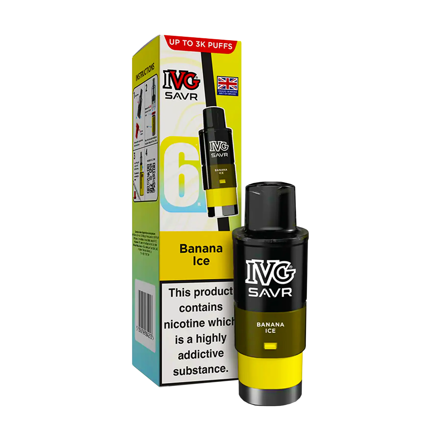 IVG Savr Replacement Pods - Banana Ice